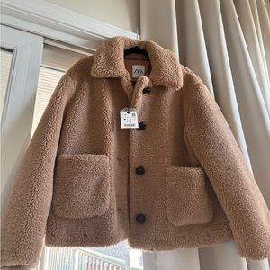 ZARA Teddy Coat
